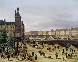 Le Marché aux Fleurs, 1832